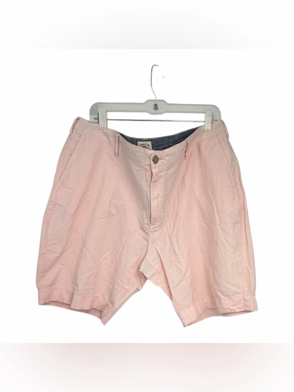 Faherty Pink Linen Blend Shorts NWT Coastal Resort Vacation Summer Style‎ SZ 40
